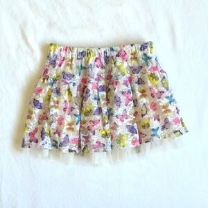 children's place colorful butterfly lace tulle tutu skirt 24 months baby girl